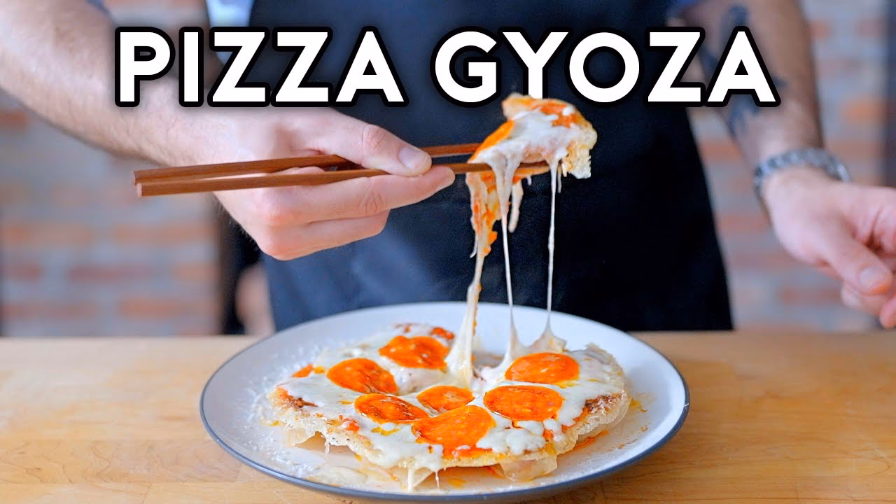 What is pizza gyoza?