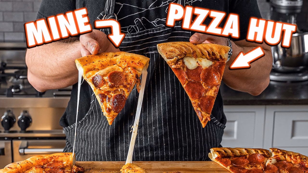 How do you make pizza dough at Pizza Hut?