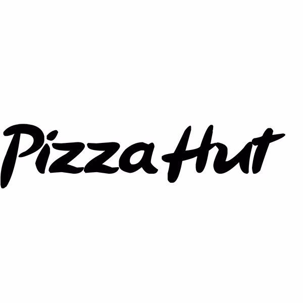 How do I create text graphics with Pizza Hut font?