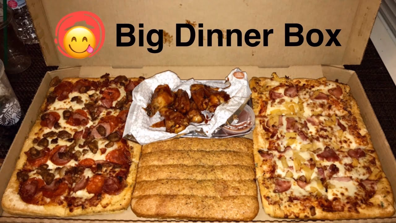 Does Pizza Hut offer a pizza box?