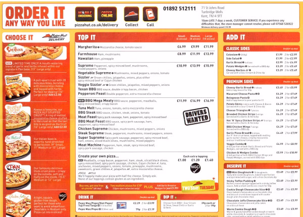 Is Pizza Hut open in the UK?