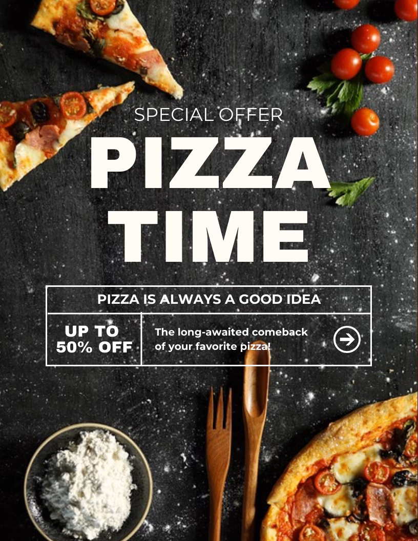 Why do you need a pizza flyer template?