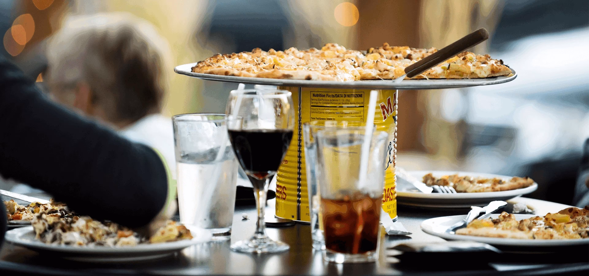 Does Pizza Lucé Uptown have vegetarian options?