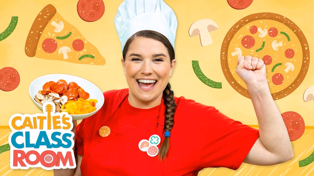 How do Blippi and Navaeh make pizza?