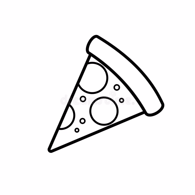 How many free pizza outline icons are there?