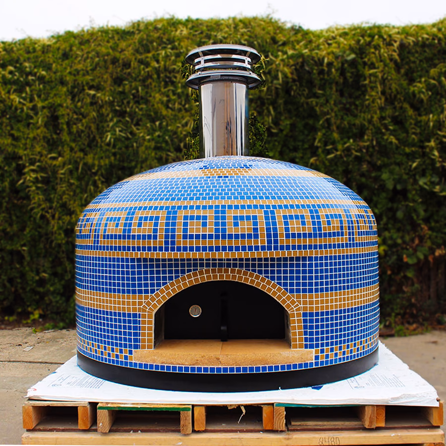 How to choose mosaic tiles for a pizza oven?