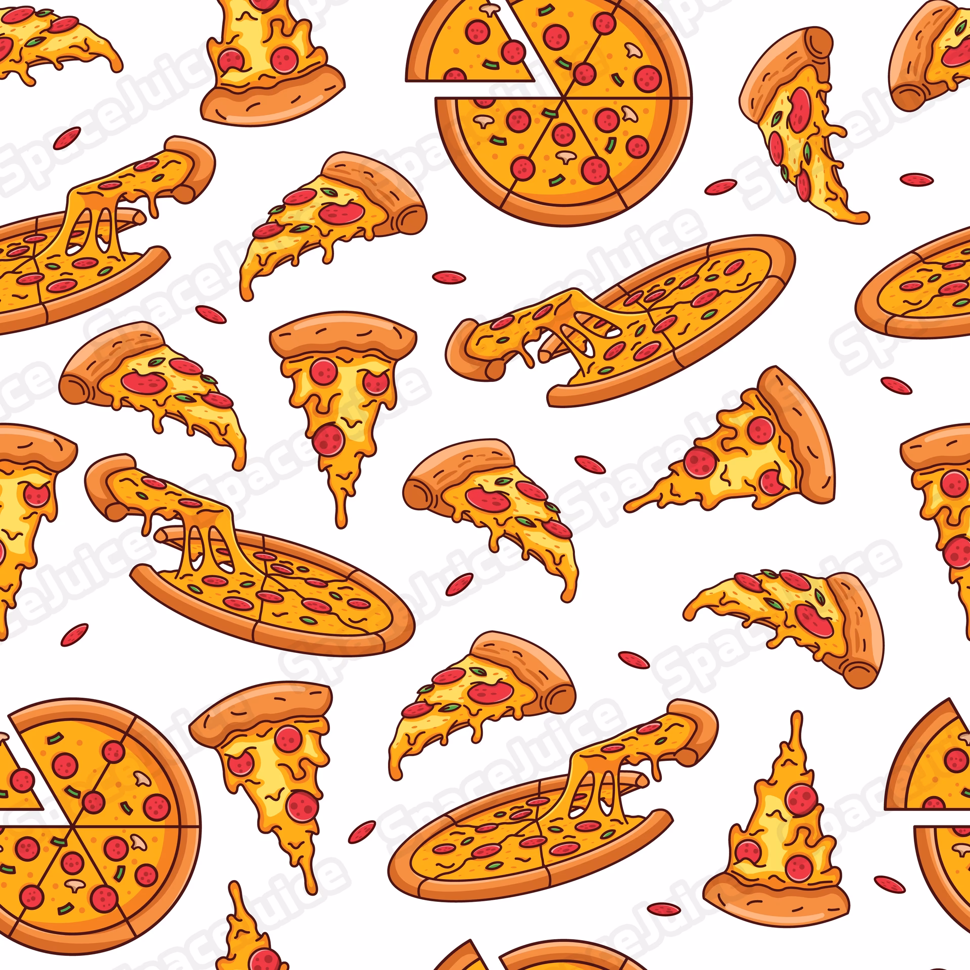 How many pizza backgrounds are there?