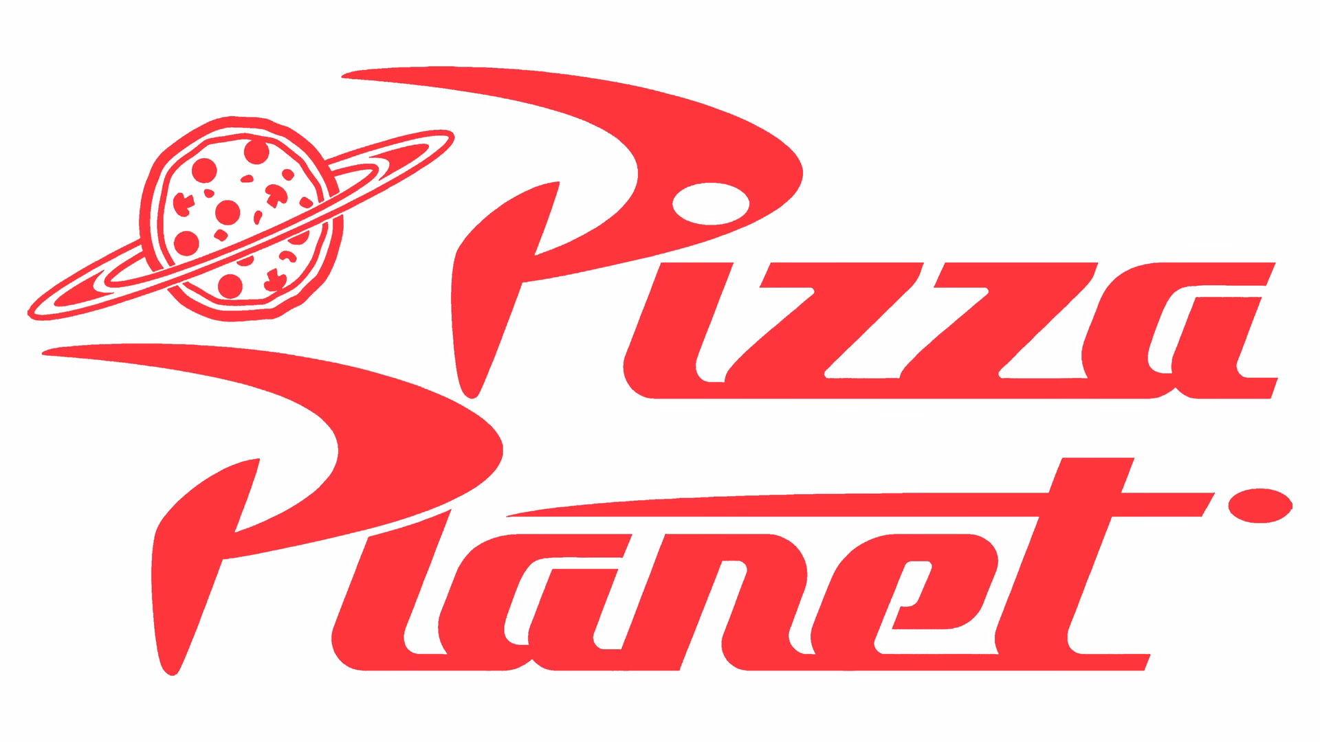 What does Pizza Planet font look like?