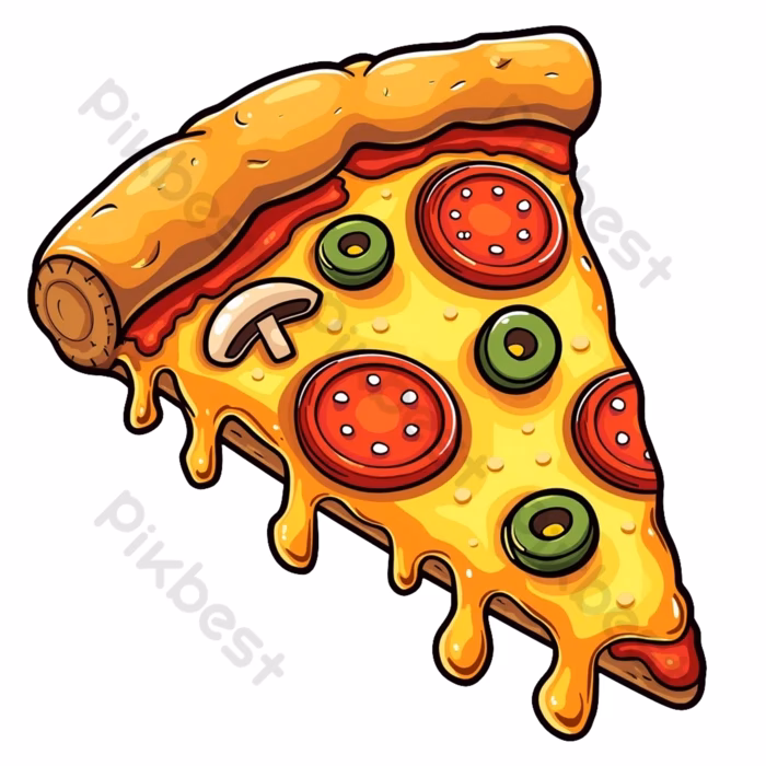 How many free pizza slice icons are there?