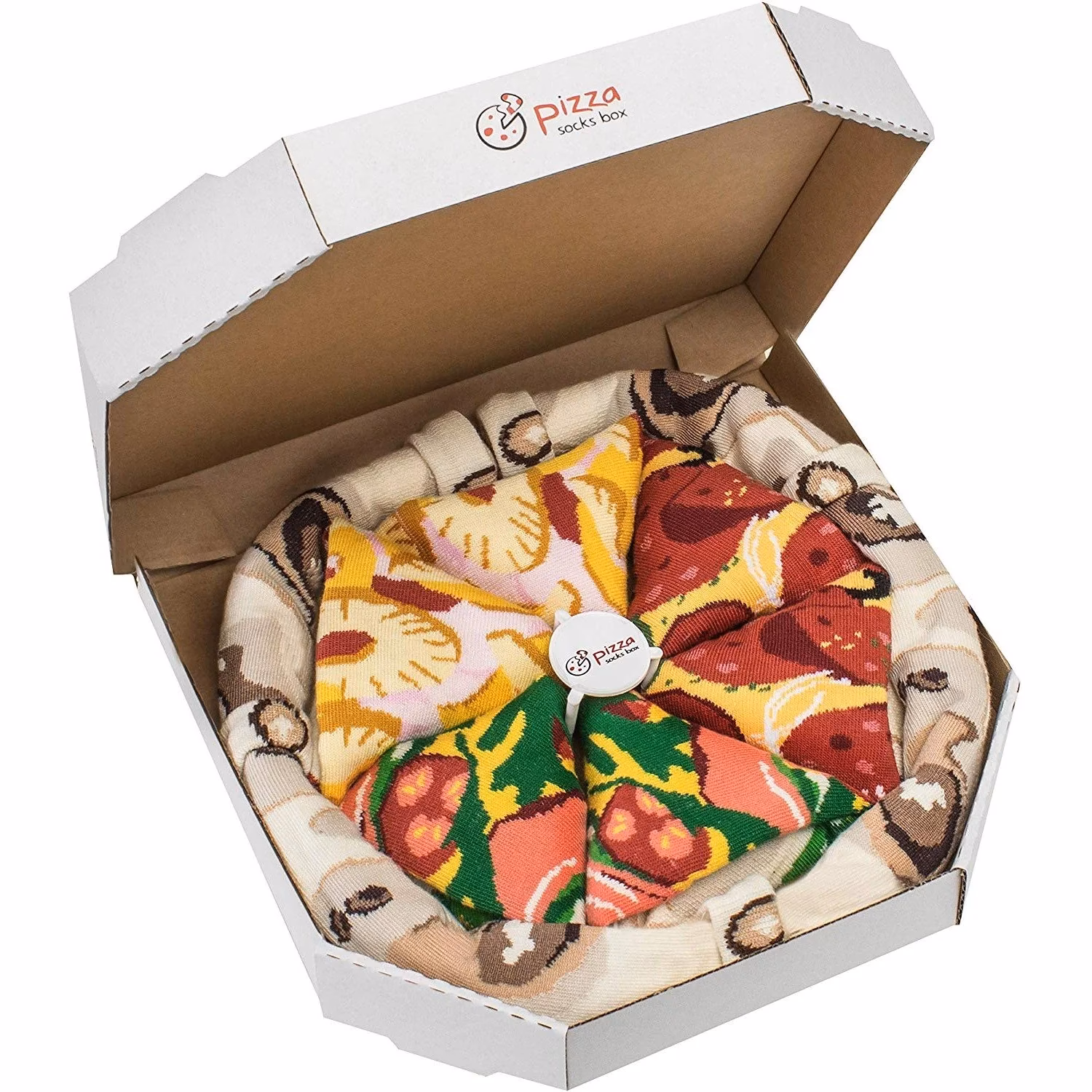 Does sock pizza come in a gift box?