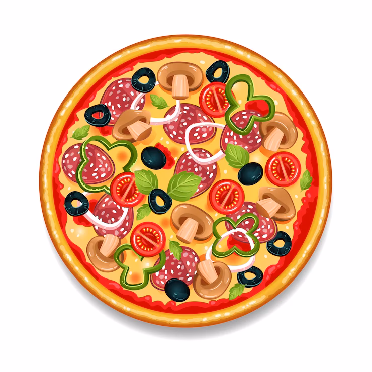 What is pizza SVG vector?
