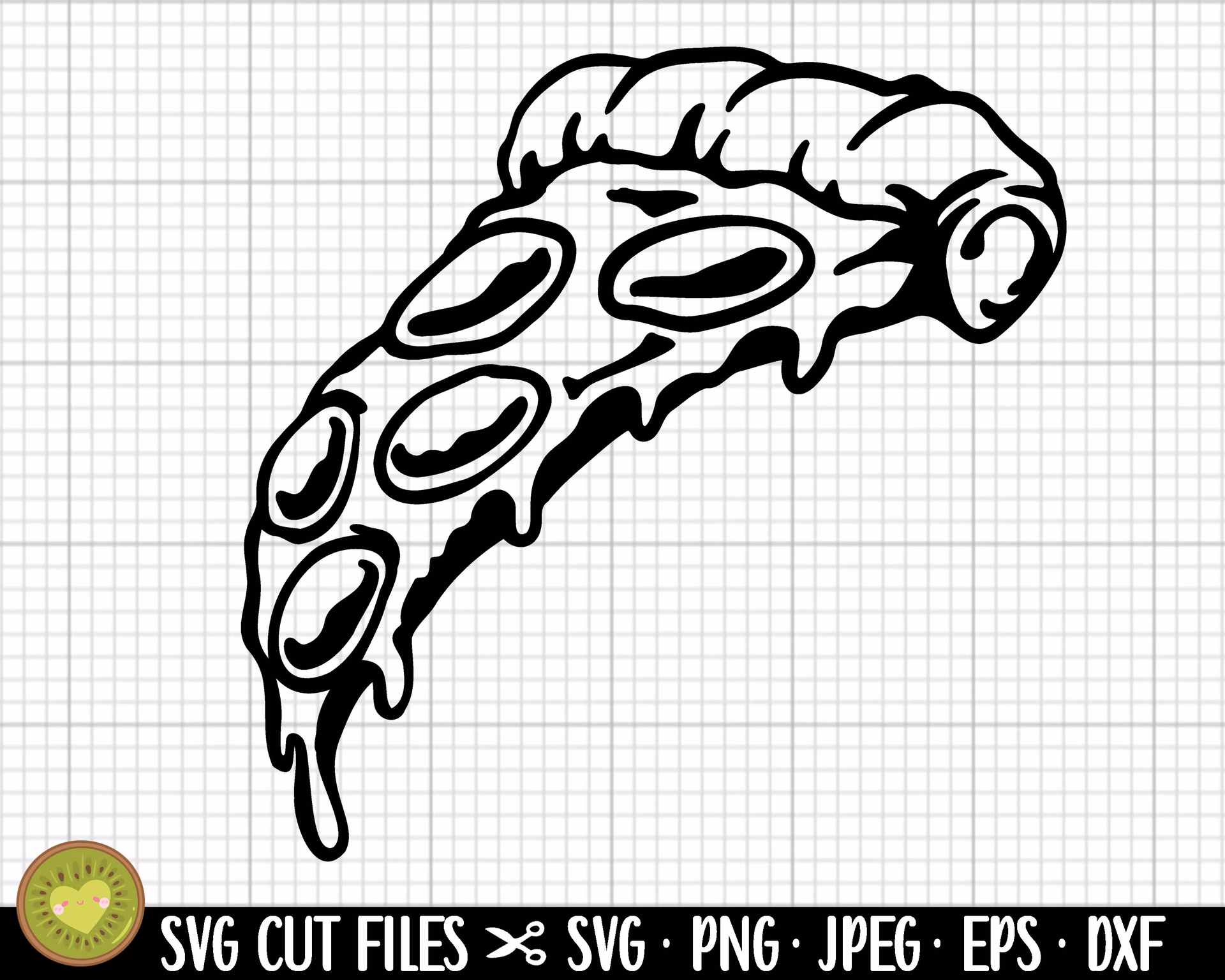 How many pizza SVGS (Scalable Vector graphic files) are there?