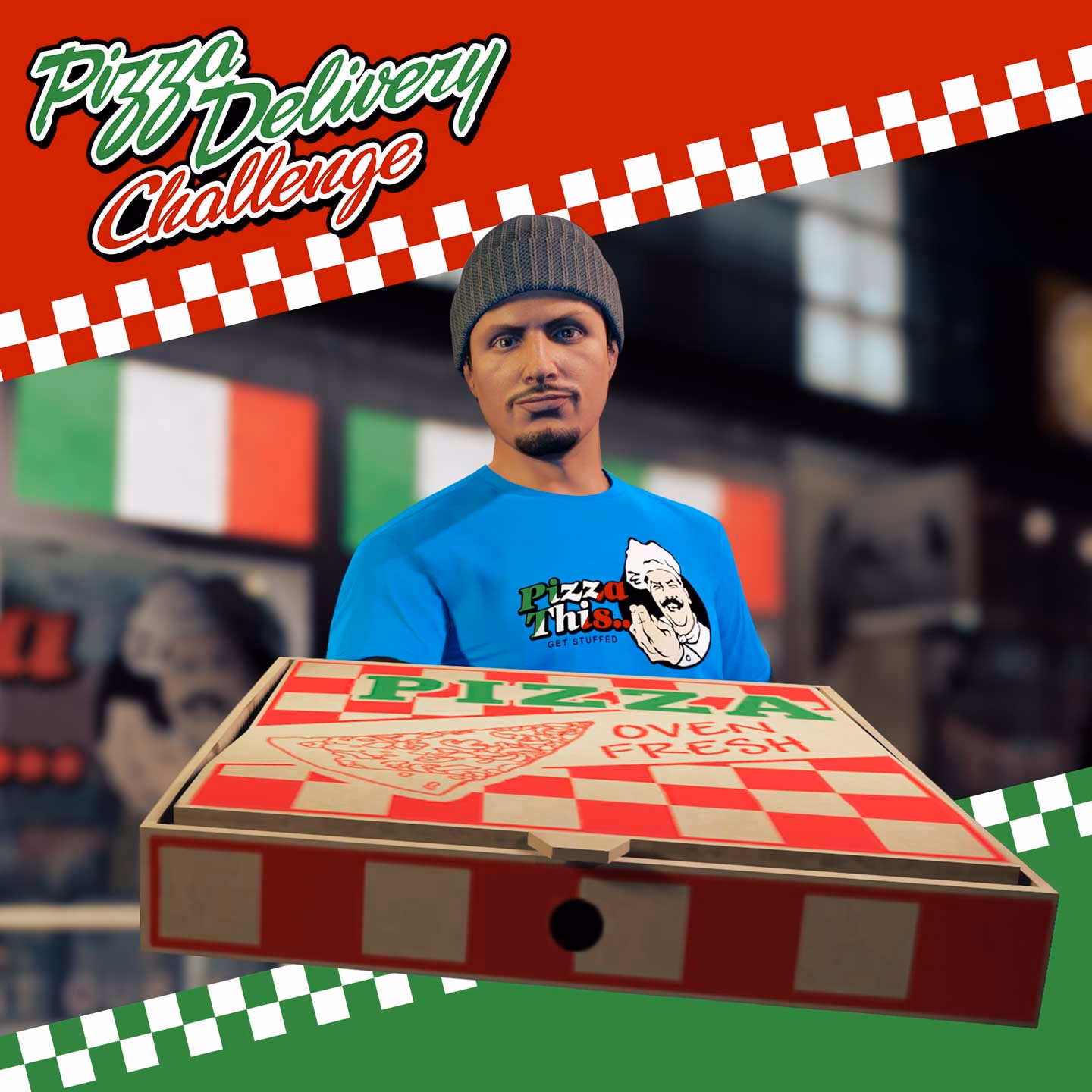 How do I get pizza this in GTA Online?