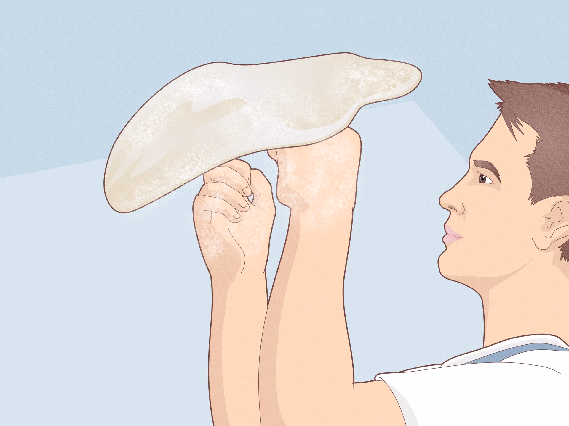 Do all pizza chefs toss their dough?