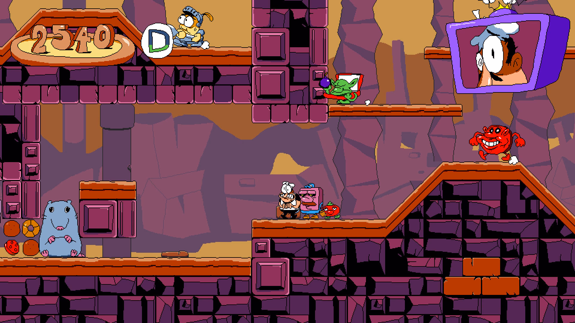 Is pizza tower a 2D platformer?