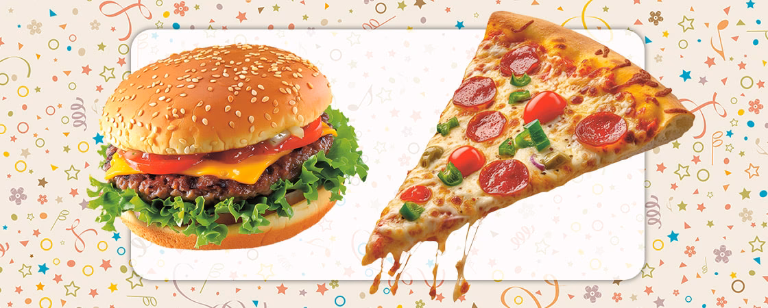 Which is better pizza or Burger?