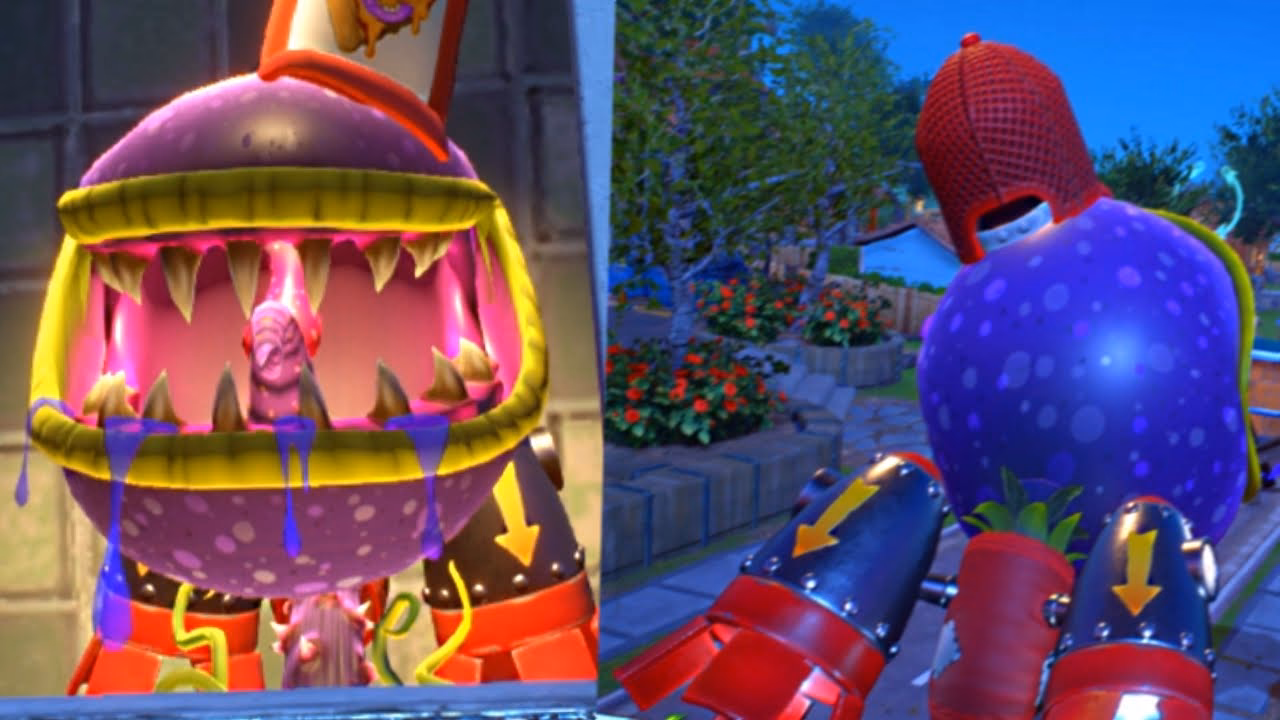 What happens if a Chomper swallows a zombie?