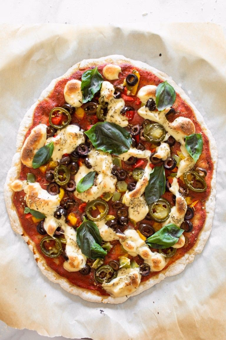 Can you use whole wheat flour for vegan pizza dough?