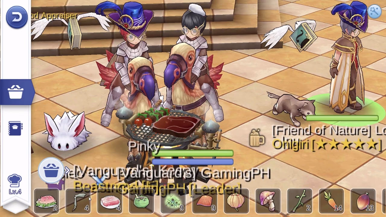 What are the recipes in Ragnarok M Eternal Love?