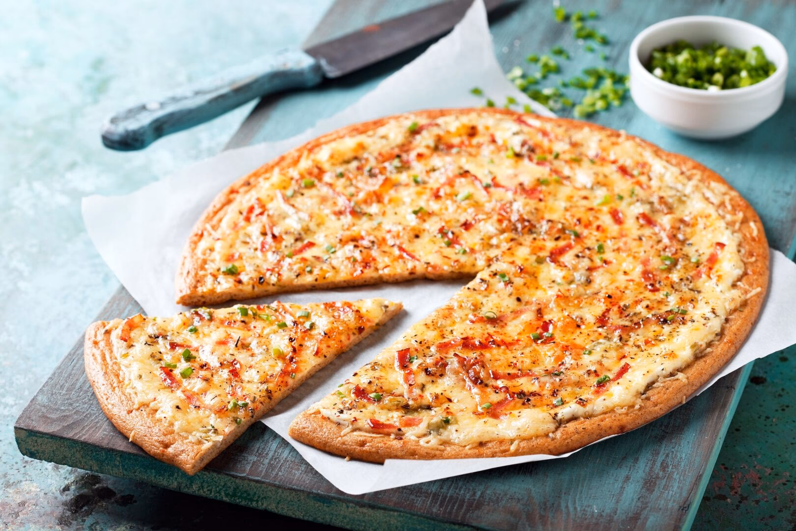 How do you make a fried rice pizza?