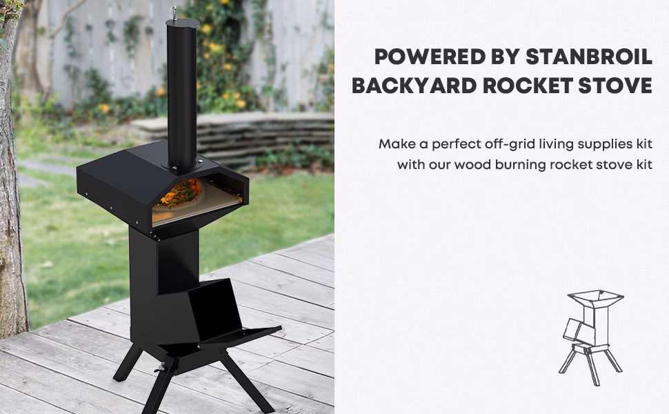 Can you build a rocket-powered wood oven yourself?