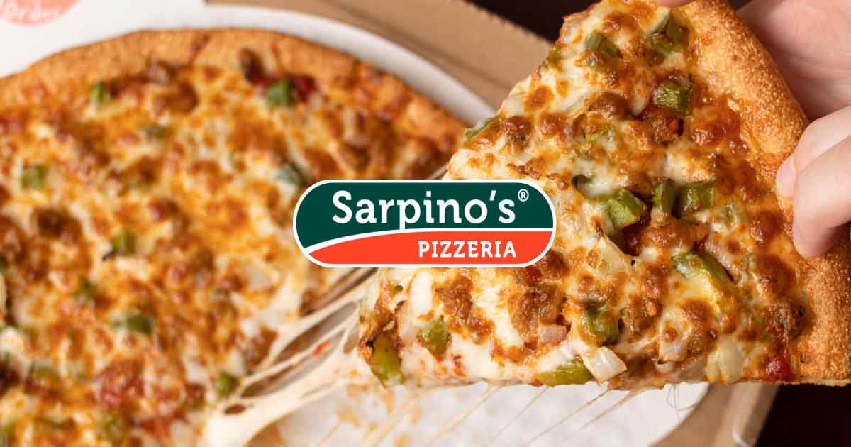 Does sarpino's offer free pizza?