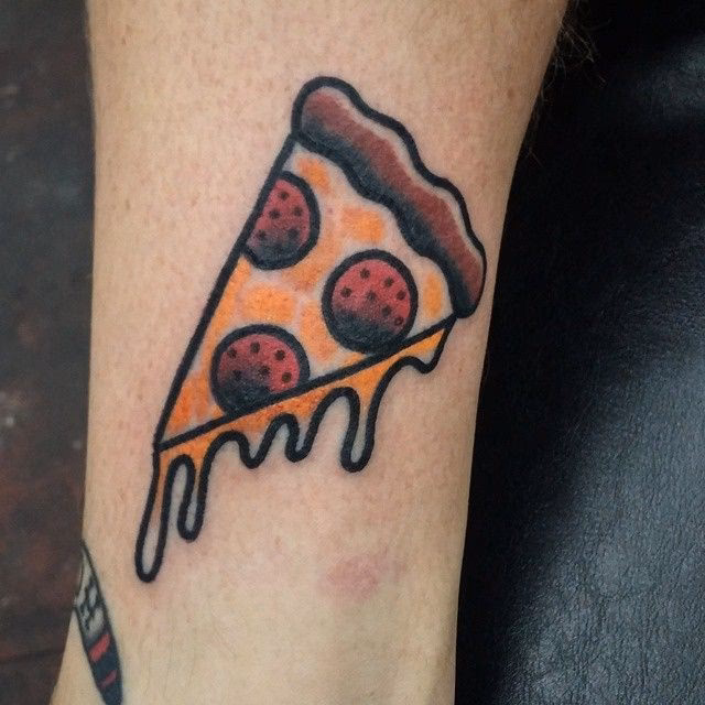 What are the different types of pizza tattoos?