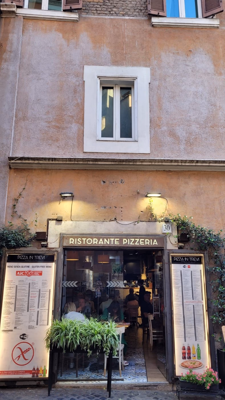 What are the best pizza restaurants in Fontana di Trevi?