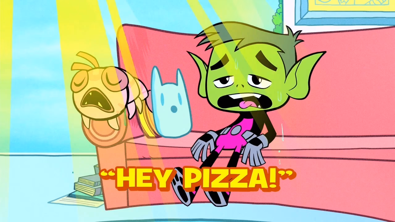 What episode is 'Hey Pizza' on 'Teen Titans Go'?