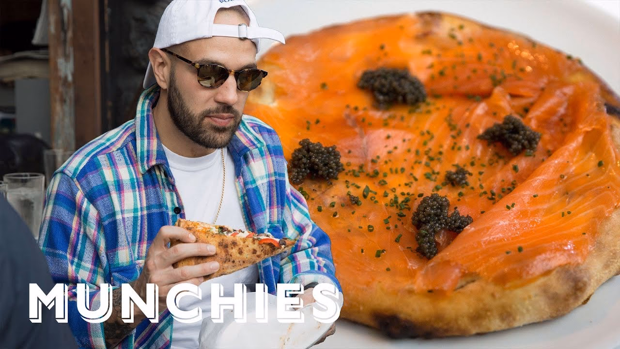 Does Frank Pinello eat pizza?