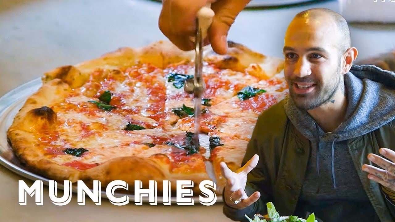 Does Frank Pinello eat pizza?