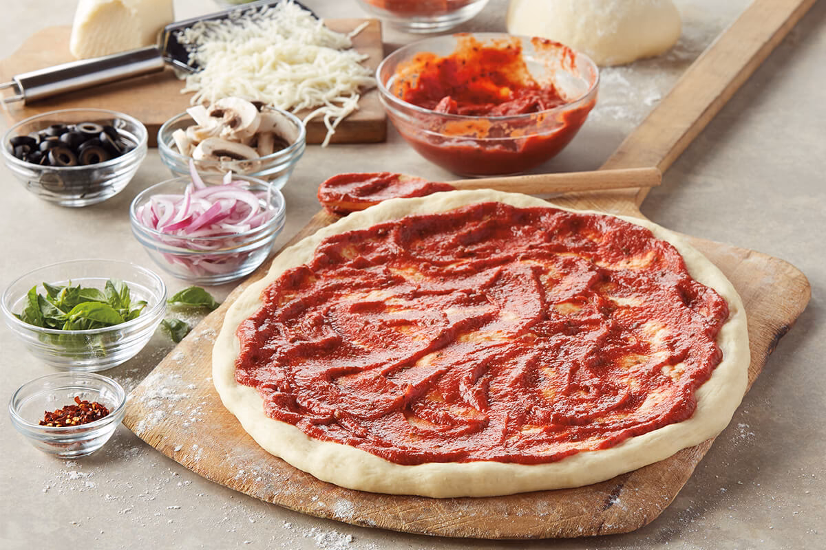 Can you freeze tomato paste in pizza sauce?