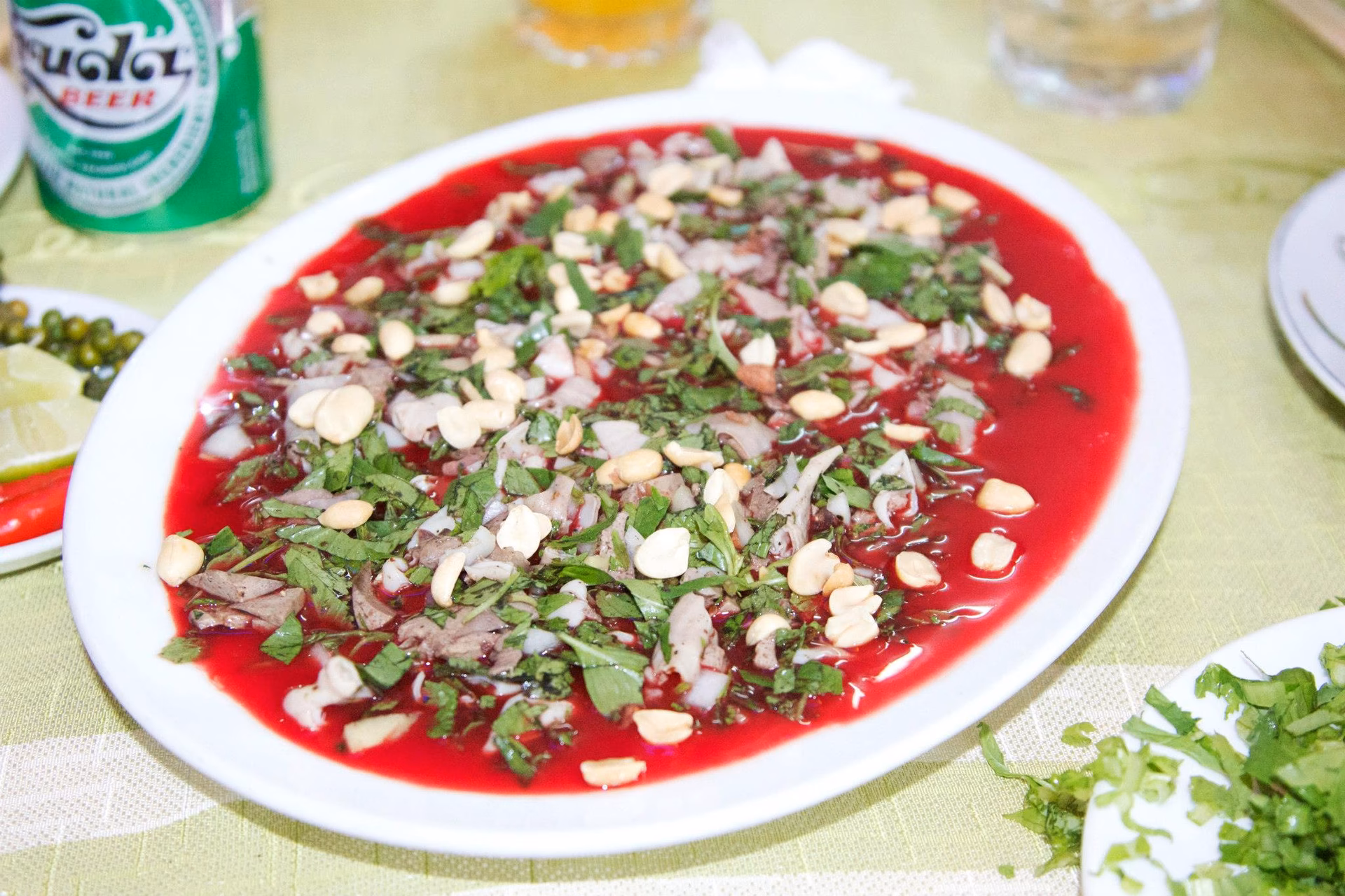 What to eat with blood?