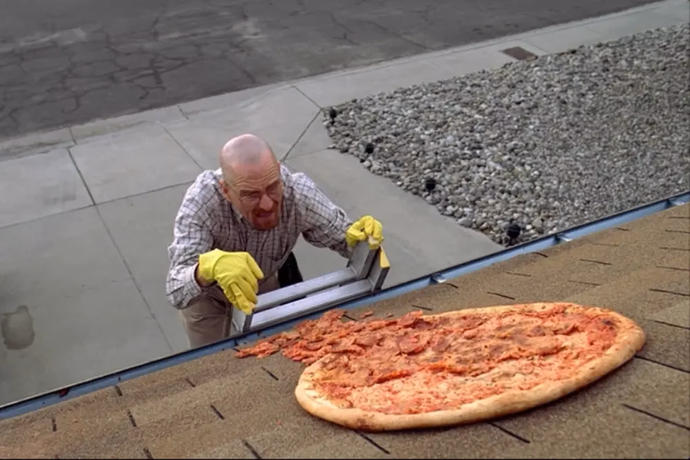 Did 'Breaking Bad' have a pizza scene?